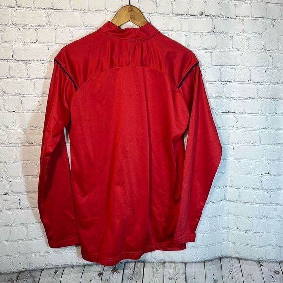 NHL Washington Capitols Quarter zip Shirt Mens size M Medium Red - Picture 3 of 6